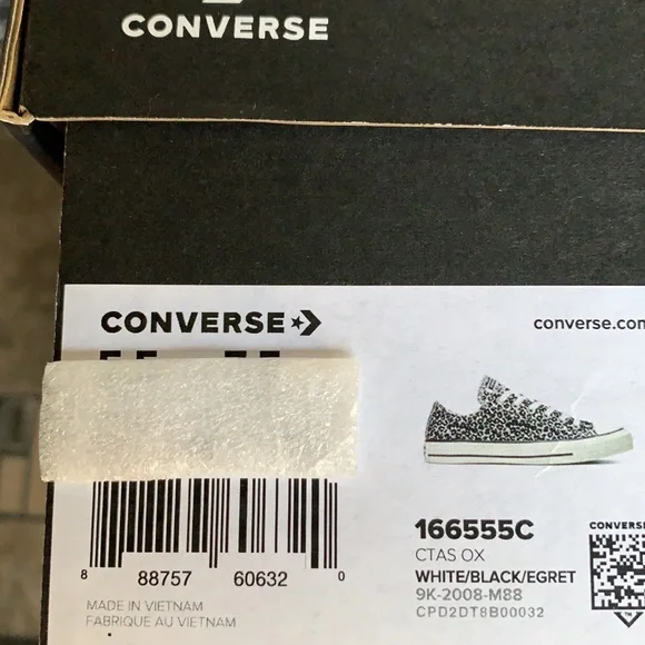 CONVERSE CTAS OX WHITE/BLACK/EGRET WMNS - Picture 16 of 16